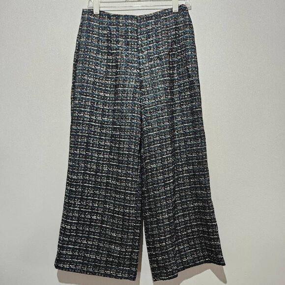 LOFT Pants - NWT Loft Pollazzo Darted Lined Textured Tweed, Side Zip Pants, Size 4P